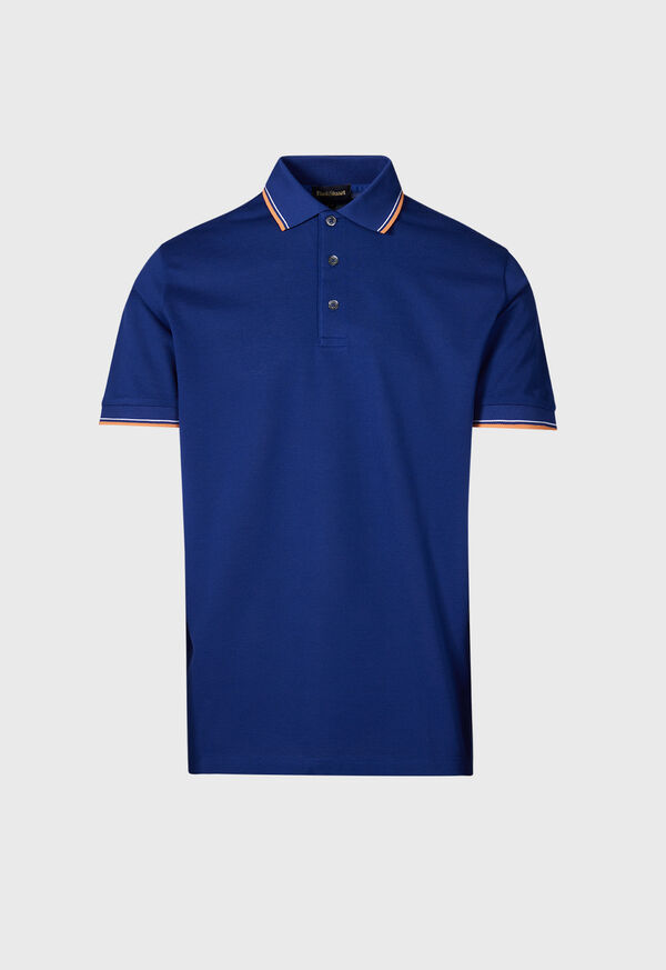 Paul Stuart Performance Polo with Contrast Tipping, image 1