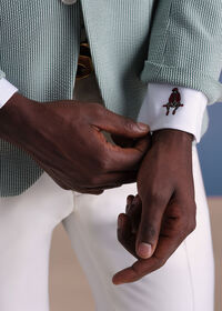 Paul Stuart Linen Logo Sport Shirt, thumbnail 3