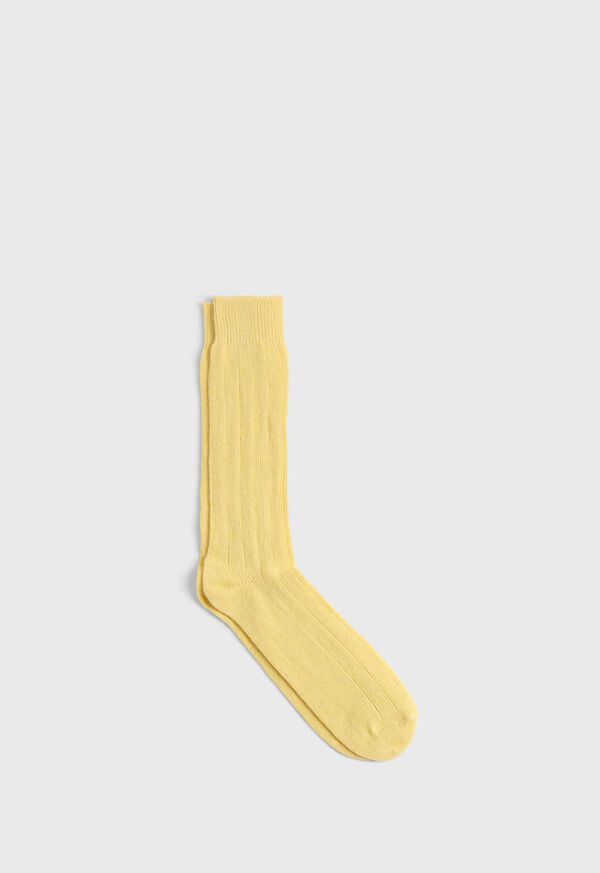 Paul Stuart Cashmere Blend Ribbed Sock, image 1