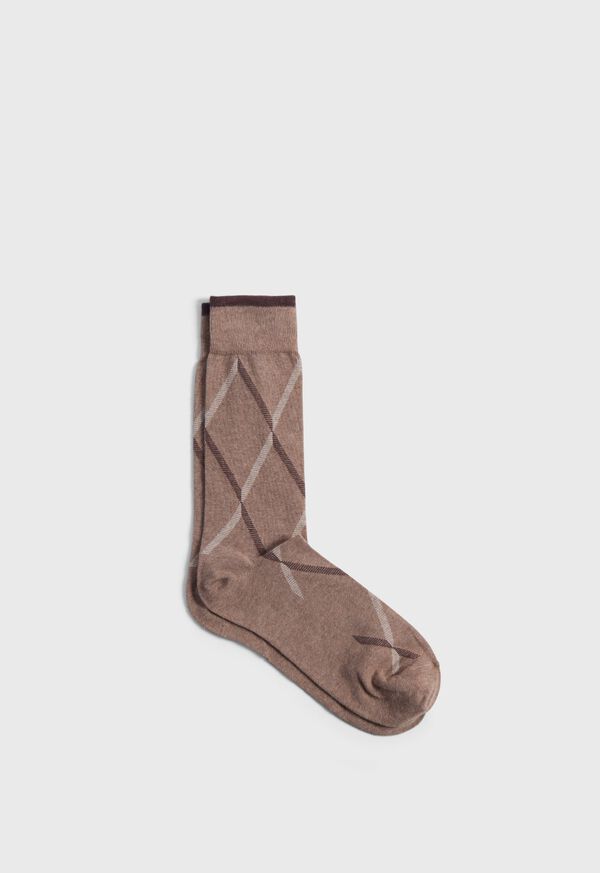 Paul Stuart Cotton Blend Argyle Sock, image 1