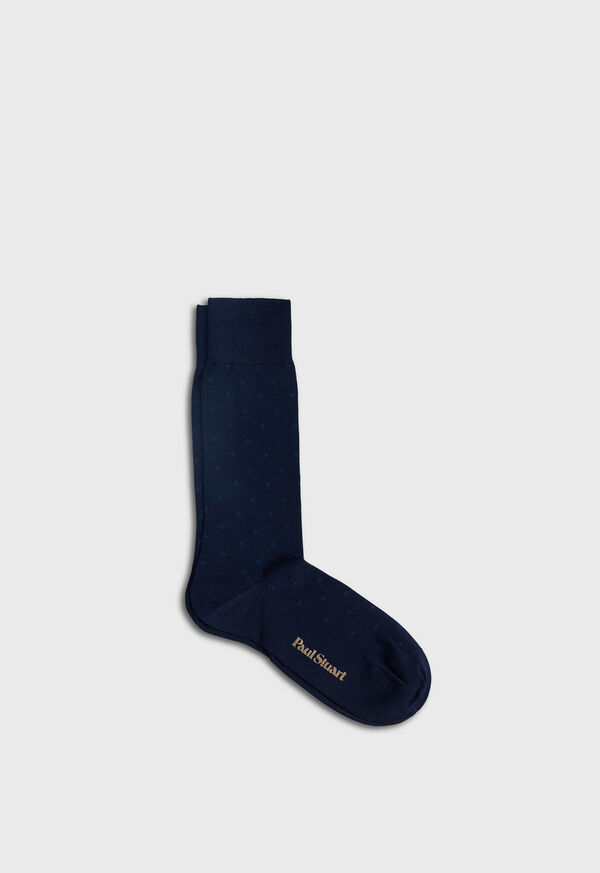 Paul Stuart Cotton Blend Deco Crew Sock, image 1