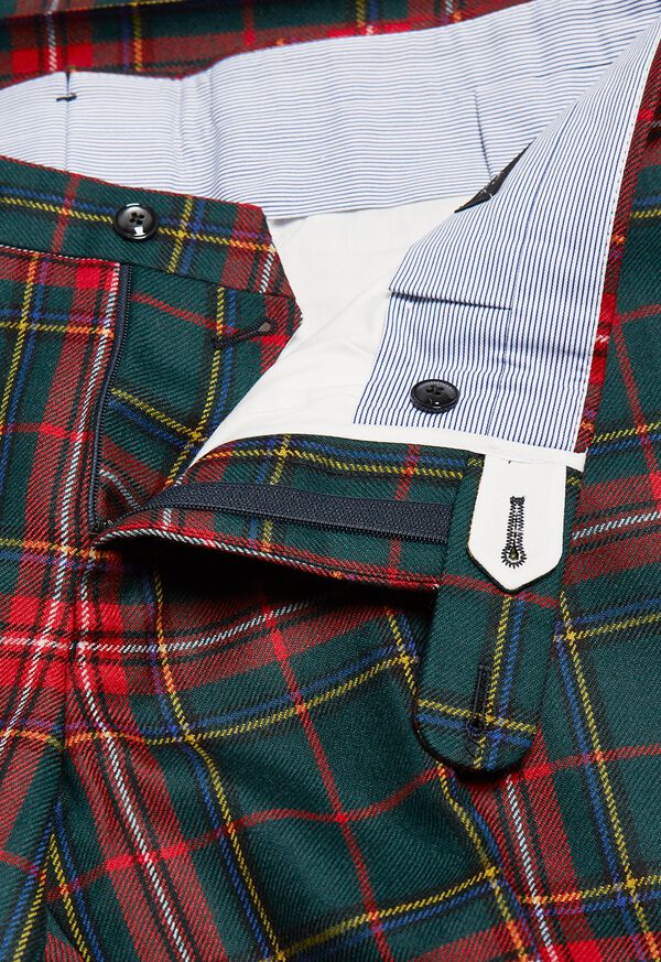 Paul Stuart Wool Tartan Plaid Pant, image 2