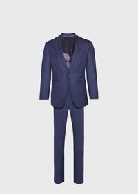 Paul Stuart Blue Twill Wool Suit, thumbnail 1
