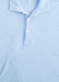 Paul Stuart Cotton Terry Cloth Short Sleeve Polo, thumbnail 2