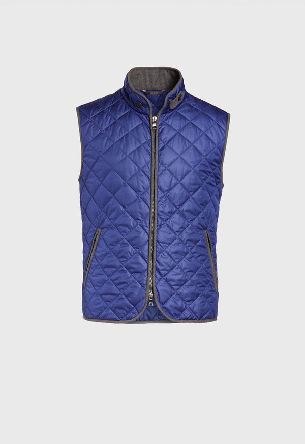 Paul Stuart Nylon Quilted Vest with Piping, image 5