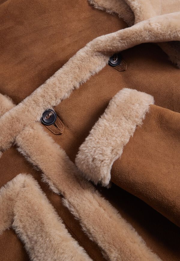Paul Stuart Shearling Long Coat, image 2