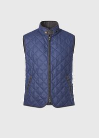 Paul Stuart Wool Flannel Quilted Vest, thumbnail 1