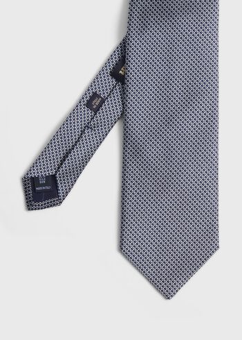Paul Stuart Woven Silk Micro Deco Tie