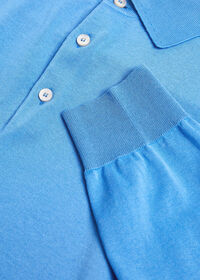 Paul Stuart Long Sleeve Cotton Polo, thumbnail 18