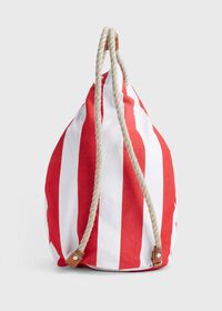 Paul Stuart Two Tone Stripe Canvas Sailor Bag, thumbnail 3