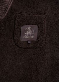 Paul Stuart Brown Faux Mouton Jacket, thumbnail 3