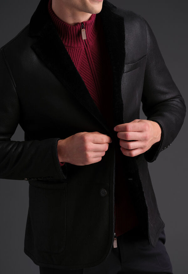 Paul Stuart Shearling Blazer, image 2