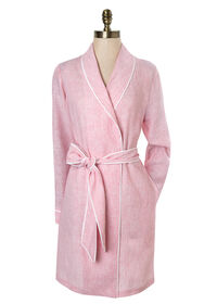 Paul Stuart Striped Linen Robe, thumbnail 1