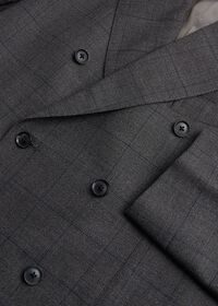 Paul Stuart Grey Nailhead Double Breasted Suit, thumbnail 2