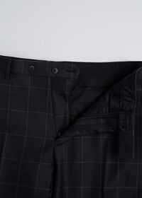 Paul Stuart Grey Windowpane Classic shoulder suit, thumbnail 6