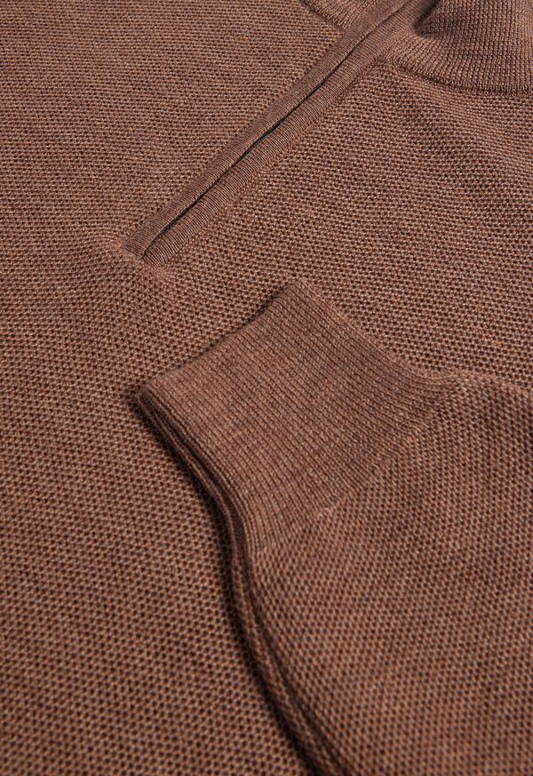Paul Stuart Merino Wool Quarter Zip Pullover, image 2