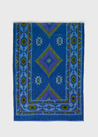 Paul Stuart Lambswool Print Scarf, thumbnail 2
