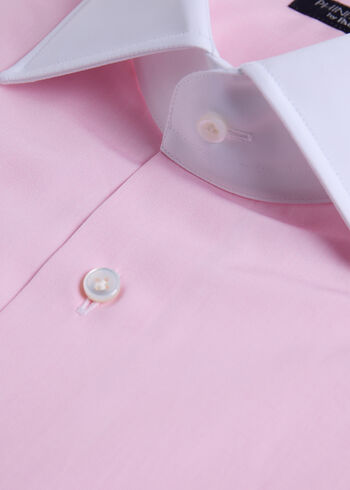 Paul Stuart Contrast Collar Dress Shirt