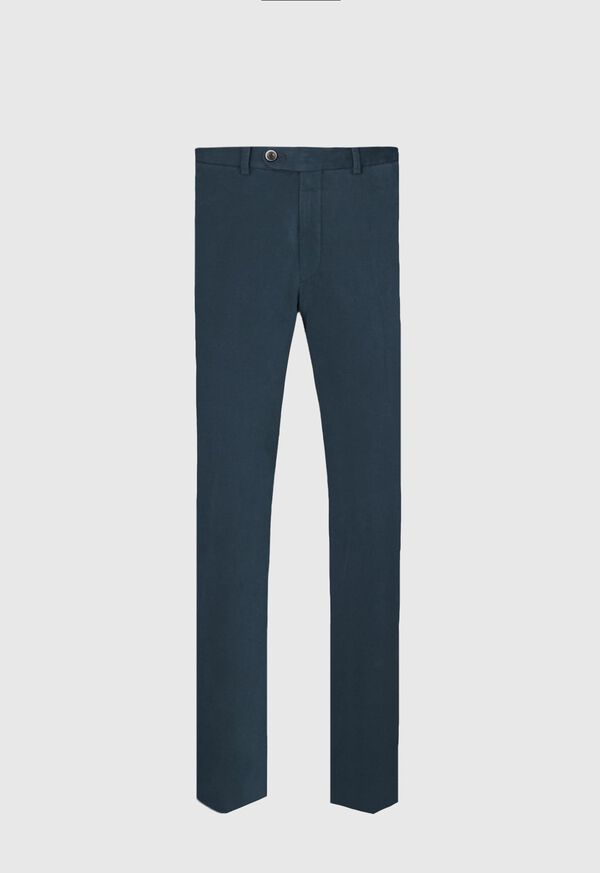 Paul Stuart Brushed Cotton Plain Front Newton Pant, image 1