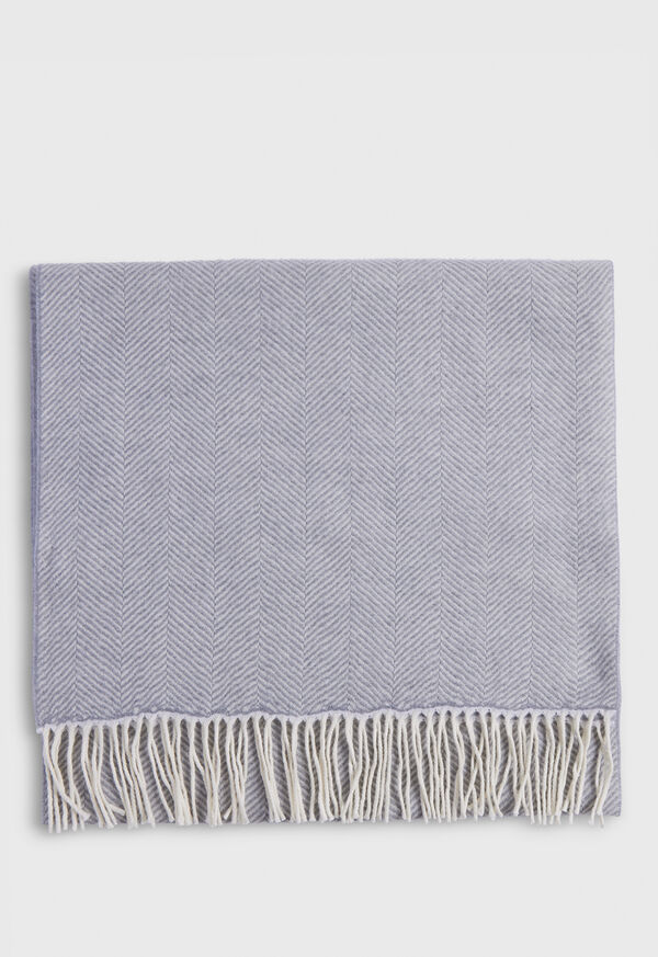Paul Stuart Wool Chevron Scarf, image 3