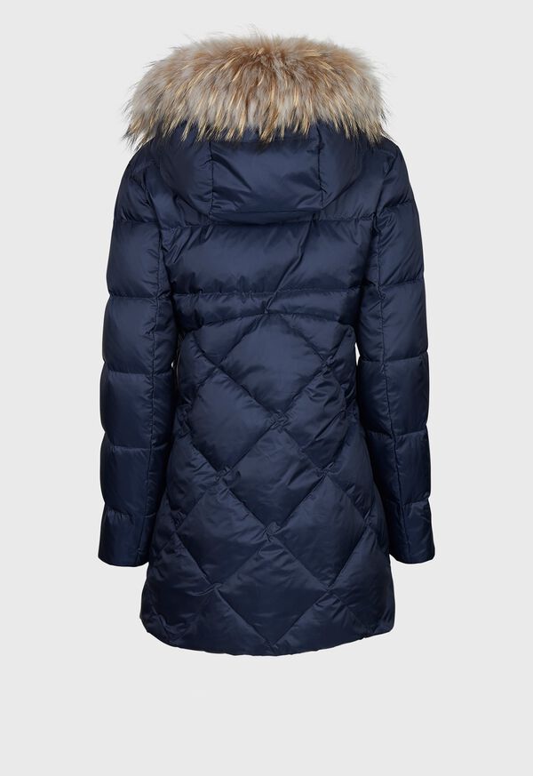 Paul Stuart Puffer Coat with Hood & Fur Trim, image 4