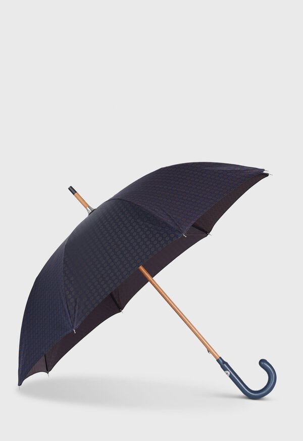 Paul Stuart Medallion Print Full Size Umbrella, image 1