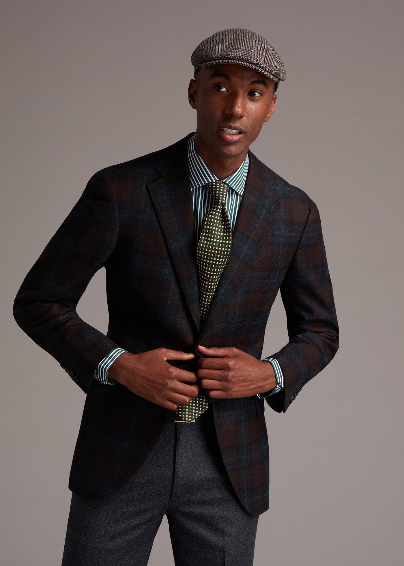 Plaid hotsell ivy cap