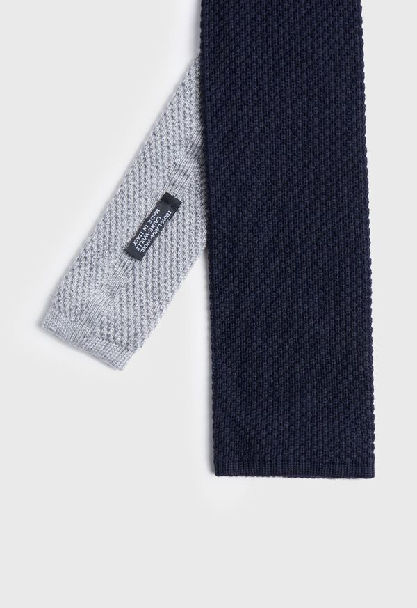 Paul Stuart Two Tone Knit  Wool Tie, image 1