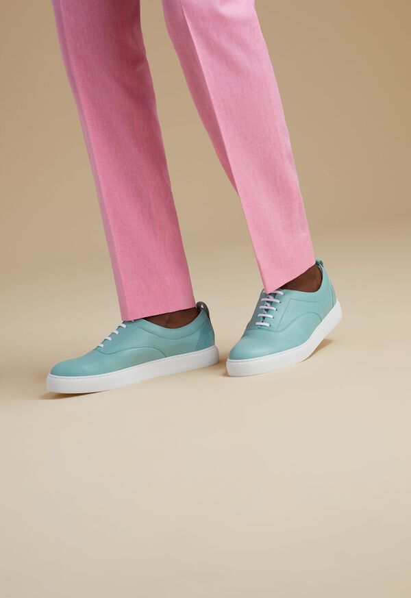 Paul Stuart Pastel Polo & Pink Trouser Detail, image 1