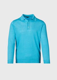 Paul Stuart Linen & Cotton Polo Shirt, thumbnail 2