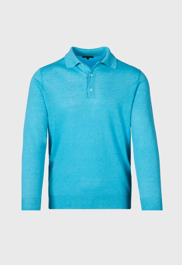 Paul Stuart Linen & Cotton Polo Shirt, image 2