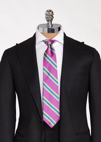 Paul Stuart Regimental Stripe Silk Tie, thumbnail 2