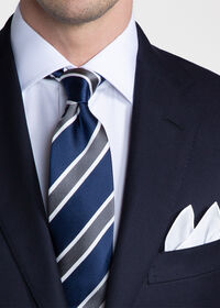 Paul Stuart Solid Blazer with Gunmetal Buttons, thumbnail 3