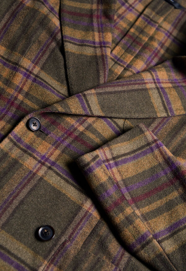 Paul Stuart Horseblanket Oatmeal Plaid Sport Coat, image 3
