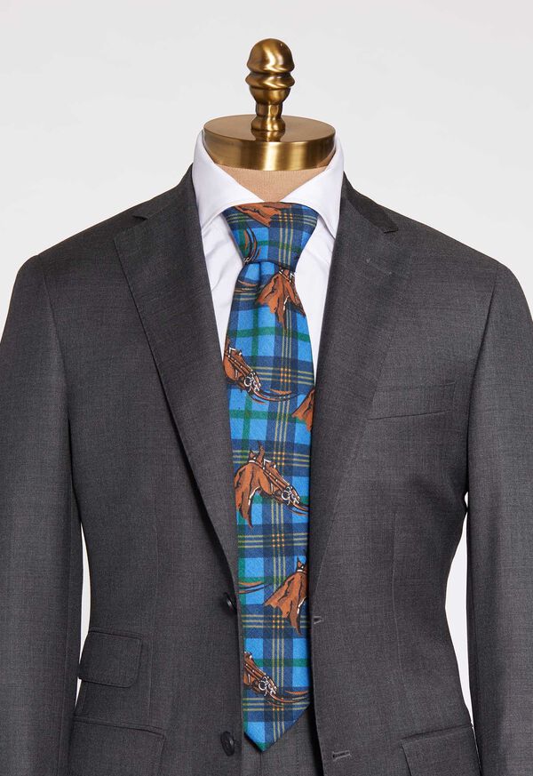 Paul Stuart Equestrian Print Tie, image 2