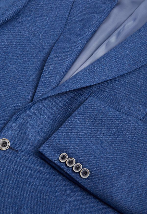 Paul Stuart Mid Blue Wool Sport Jacket, image 2