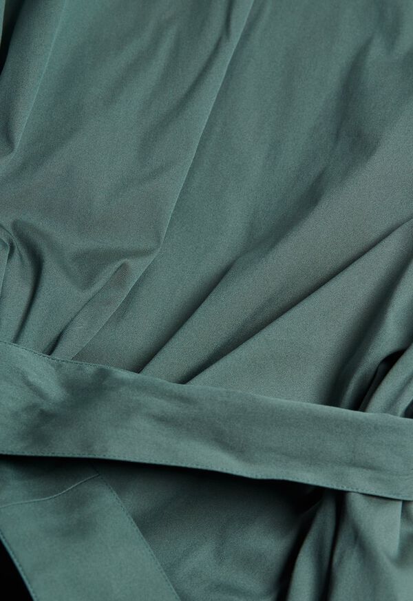 Paul Stuart Belted Cotton Poplin Dress, image 2