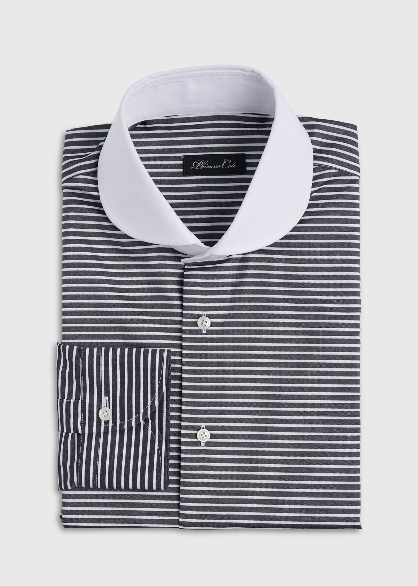Black and white shop horizontal striped shirt