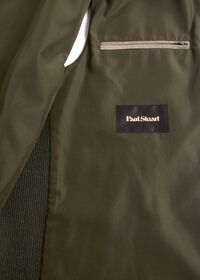 Paul Stuart Performance Wool Vest With Suede Trim, thumbnail 3