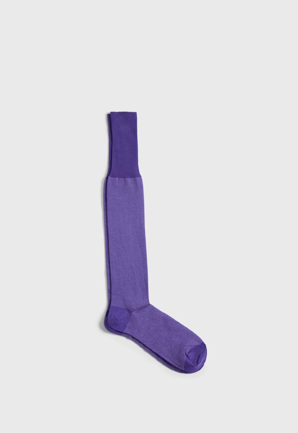 Paul Stuart Cotton Herringbone Sock, image 1
