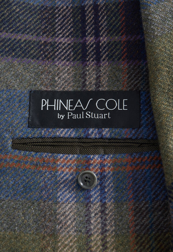 Paul Stuart Cashmere & Wool Oversize Plaid Jacket, image 3
