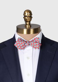 Paul Stuart Silk Twill Tossed Paisley Bow TIe, thumbnail 2