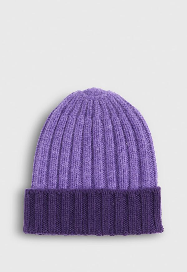 Paul Stuart Cashmere Two-Tone Cap, image 1