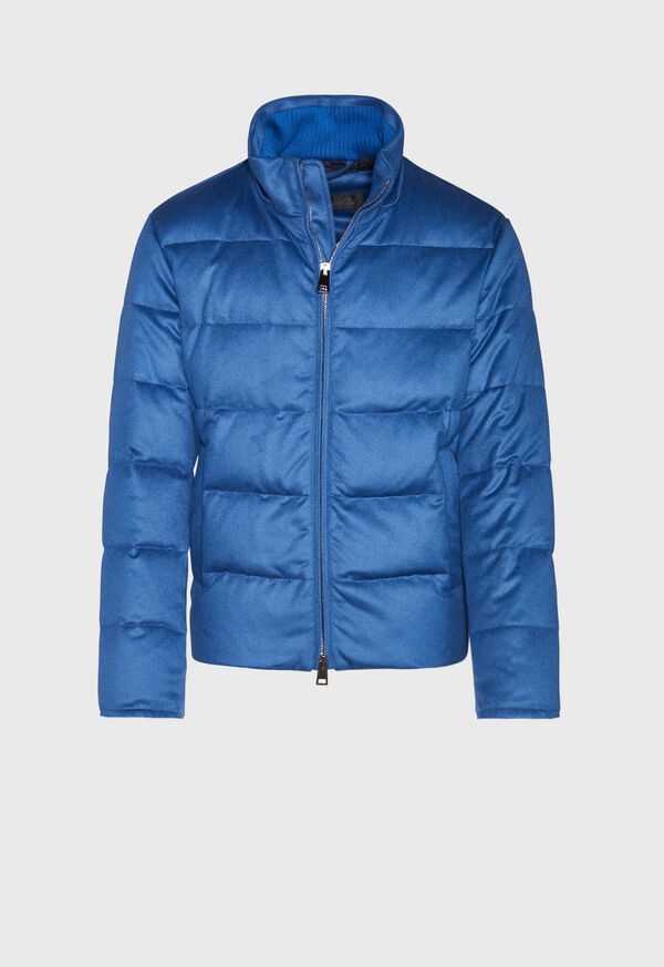 Paul Stuart Cashmere Quilted Down Puffer Jacket, image 4