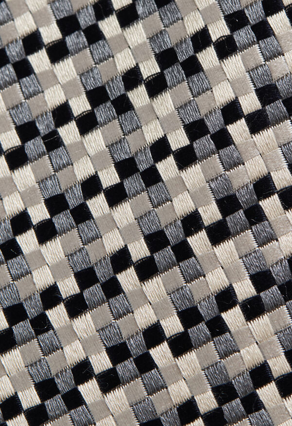 Paul Stuart Woven Silk Houndstooth Tie, image 3