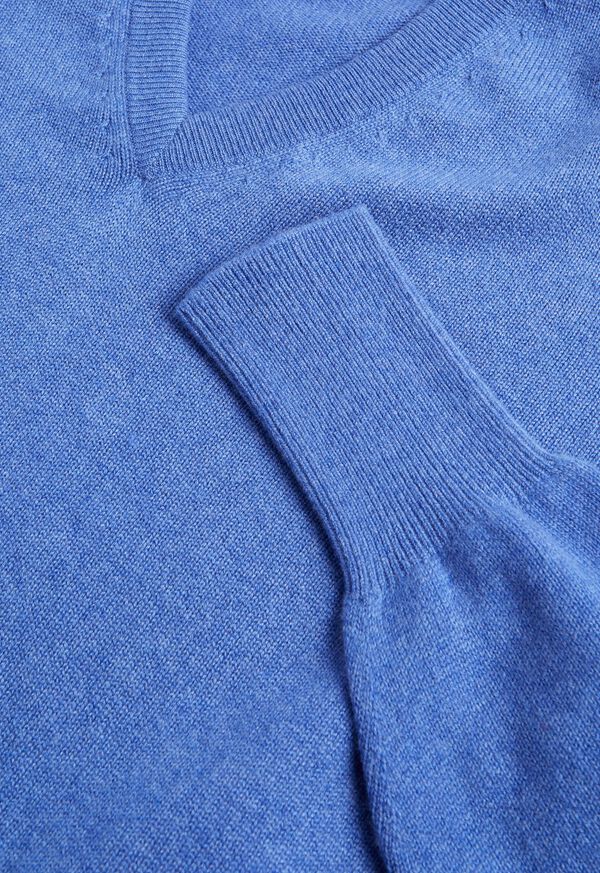 Paul Stuart Classic Cashmere Double Ply V-Neck Sweater, image 42