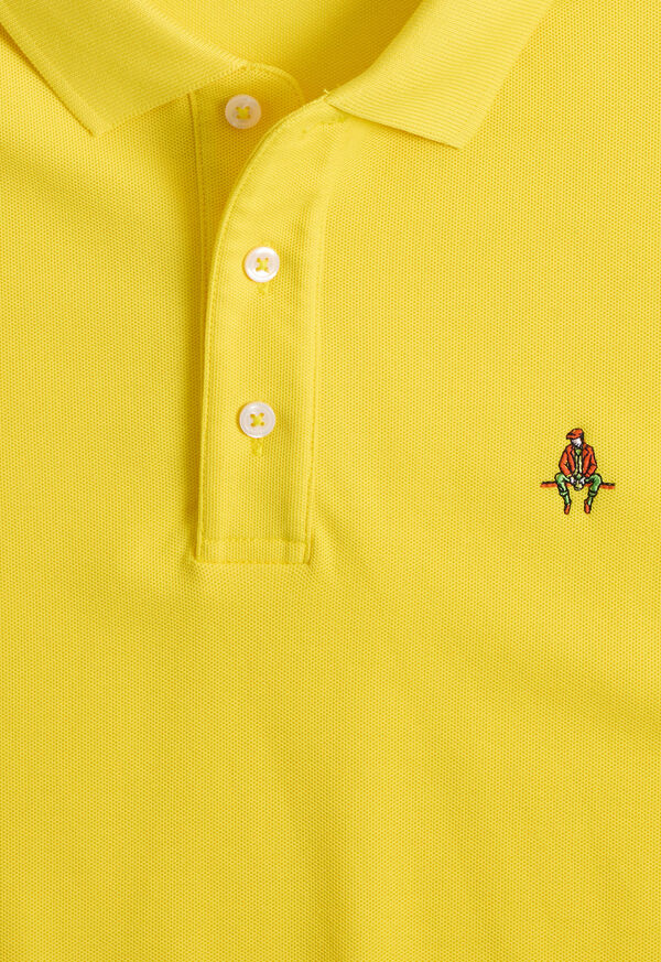 Paul Stuart Cotton Piqué Logo Polo, image 2
