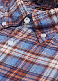 Paul Stuart Plaid Brushed Flannel Sport Shirt, thumbnail 2