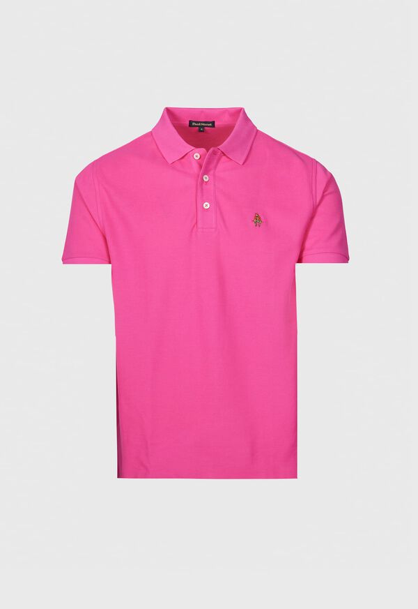 Paul Stuart Cotton Piqué Logo Polo, image 1