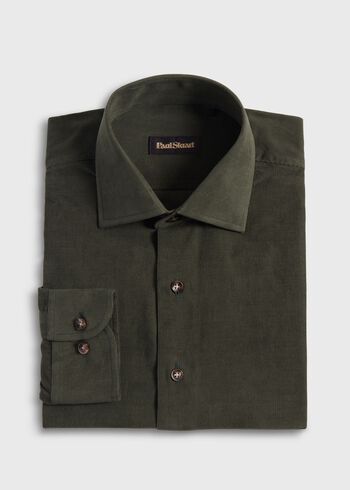 Paul Stuart Micro Corduroy Sport Shirt